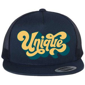 Unique Graffiti Logo One Of A Kind Flat Bill Trucker Hat