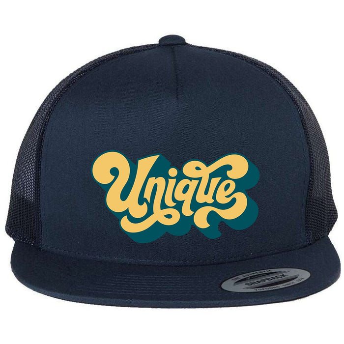 Unique Graffiti Logo One Of A Kind Flat Bill Trucker Hat