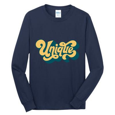 Unique Graffiti Logo One Of A Kind Tall Long Sleeve T-Shirt