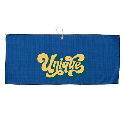 Unique Graffiti Logo One Of A Kind Large Microfiber Waffle Golf Towel