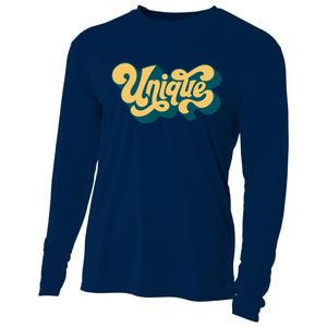 Unique Graffiti Logo One Of A Kind Cooling Performance Long Sleeve Crew