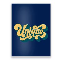 Unique Graffiti Logo One Of A Kind Poster