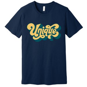 Unique Graffiti Logo One Of A Kind Premium T-Shirt