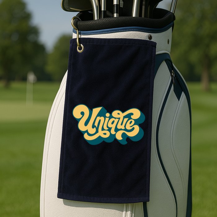 Unique Graffiti Logo One Of A Kind Golf Towel