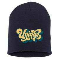 Unique Graffiti Logo One Of A Kind Short Acrylic Beanie