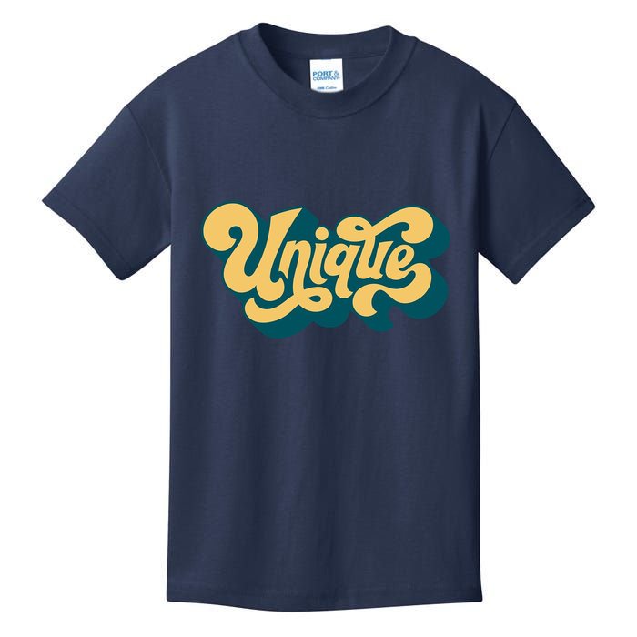 Unique Graffiti Logo One Of A Kind Kids T-Shirt