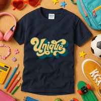 Unique Graffiti Logo One Of A Kind Kids T-Shirt