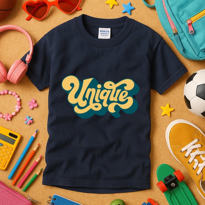 Unique Graffiti Logo One Of A Kind Kids T-Shirt