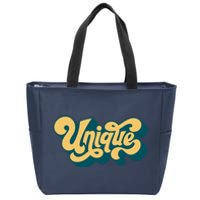 Unique Graffiti Logo One Of A Kind Zip Tote Bag