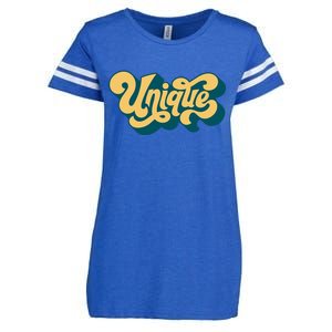 Unique Graffiti Logo One Of A Kind Enza Ladies Jersey Football T-Shirt