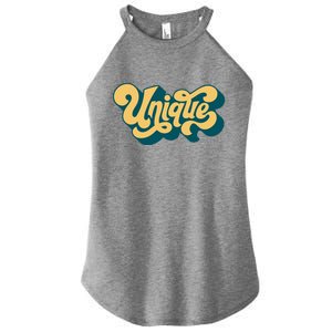 Unique Graffiti Logo One Of A Kind Women's Perfect Tri Rocker Tank