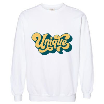 Unique Graffiti Logo One Of A Kind Garment-Dyed Sweatshirt