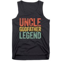 Uncle Godfather Legend Father's Day Tank Top