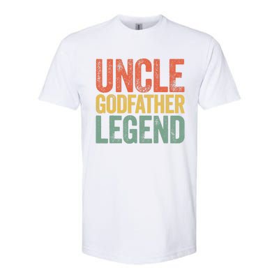 Uncle Godfather Legend Father's Day Softstyle CVC T-Shirt