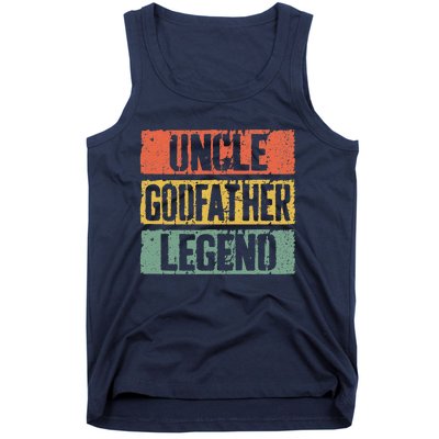 Uncle Godfather Legend Fathers Day Tank Top