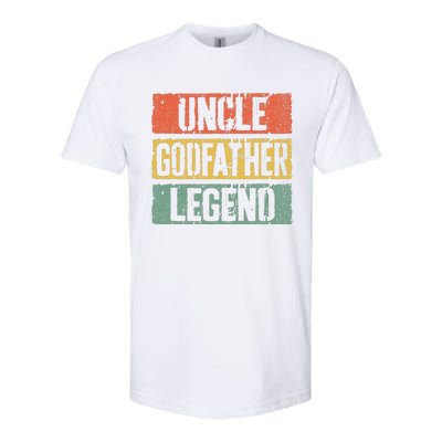 Uncle Godfather Legend Fathers Day Softstyle® CVC T-Shirt