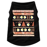 Ugly Bacon And Eggs Christmas Sweater Doggie Tank
