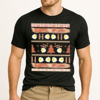 Ugly Bacon And Eggs Christmas Sweater Performance Shirt