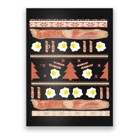 Ugly Bacon And Eggs Christmas Sweater Poster