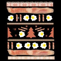 Ugly Bacon And Eggs Christmas Sweater Baby Bodysuit