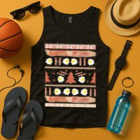 Ugly Bacon And Eggs Christmas Sweater Tank Top