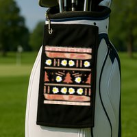 Ugly Bacon And Eggs Christmas Sweater Golf Towel