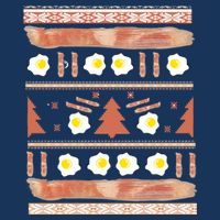 Ugly Bacon And Eggs Christmas Sweater Infant Baby Jersey Bodysuit