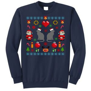 Ugly Cat Christmas Sweater 8 Bit Sweatshirt