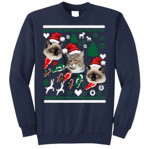 Ugly Cat Christmas Sweatshirt Sweater Sweatshirt