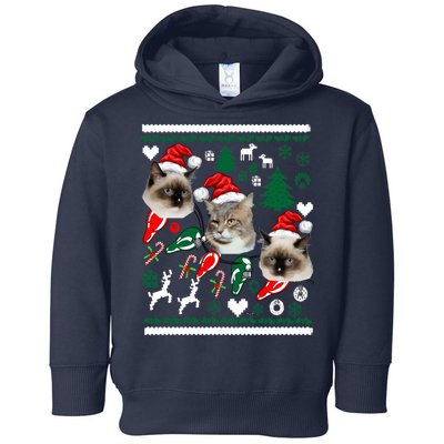 Ugly Cat Christmas Sweatshirt Sweater Toddler Hoodie