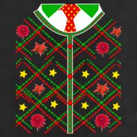 Ugly Christmas Cardigan Tie Sweater 11oz C Handle Ceramic Mug
