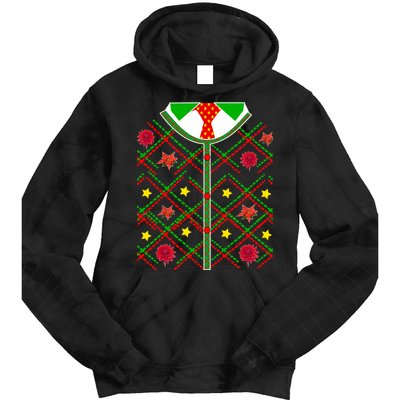 Ugly Christmas Cardigan Tie Sweater Tie Dye Hoodie