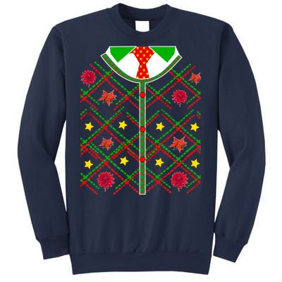 Ugly Christmas Cardigan Tie Sweater Sweatshirt