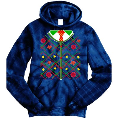 Ugly Christmas Cardigan Tie Sweater Tie Dye Hoodie