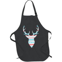 Ugly Christmas Pattern Deer Apron