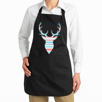 Ugly Christmas Pattern Deer Apron