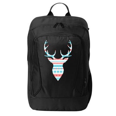 Ugly Christmas Pattern Deer City Backpack