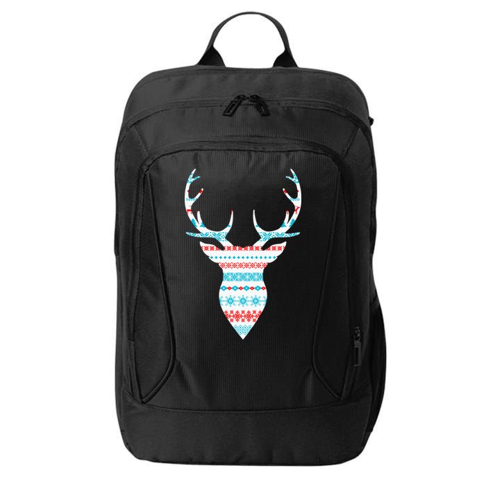 Ugly Christmas Pattern Deer City Backpack