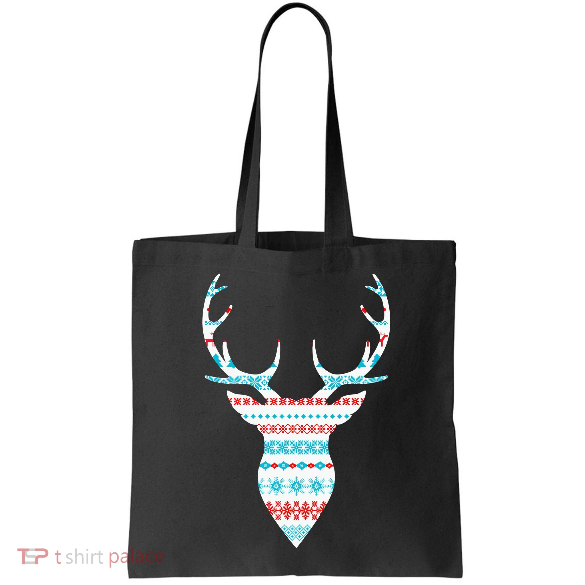 Ugly Christmas Pattern Deer Bag