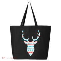 Ugly Christmas Pattern Deer 25L Jumbo Tote