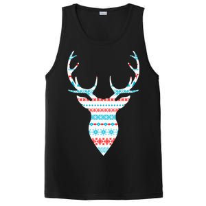 Ugly Christmas Pattern Deer PosiCharge Competitor Tank