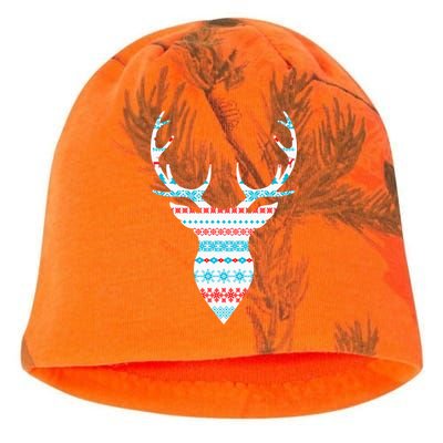 Ugly Christmas Pattern Deer Kati - Camo Knit Beanie