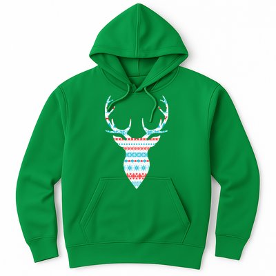 Ugly Christmas Pattern Deer Hoodie