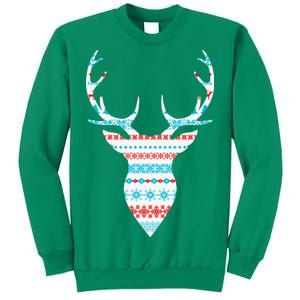 Ugly Christmas Pattern Deer Sweatshirt