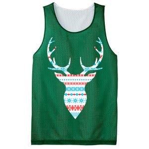 Ugly Christmas Pattern Deer Mesh Reversible Basketball Jersey Tank