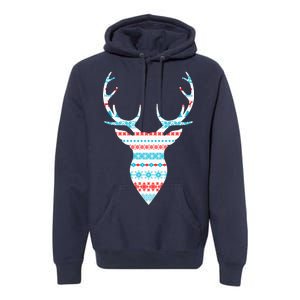 Ugly Christmas Pattern Deer Premium Hoodie