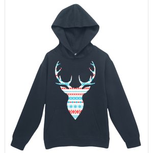 Ugly Christmas Pattern Deer Urban Pullover Hoodie