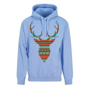 Ugly Christmas Pattern Deer Unisex Surf Hoodie