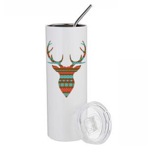 Ugly Christmas Pattern Deer Stainless Steel Tumbler