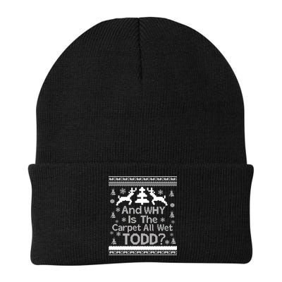 Ugly Christmas Sweater: And Why Is The Carpet Wet Todd Beanie